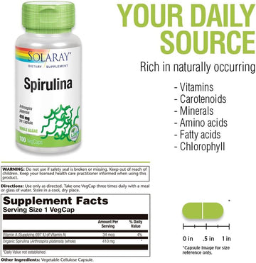 Solaray Spirulina