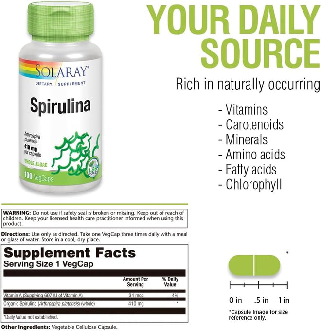 Solaray Spirulina
