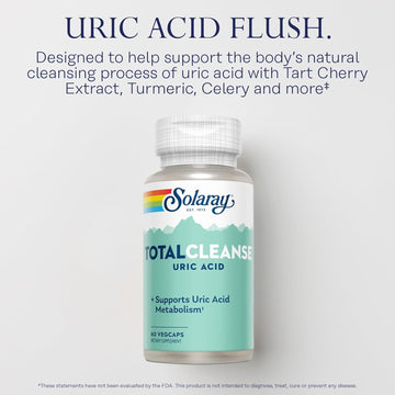 Solaray Total Cleanse Uric Acid