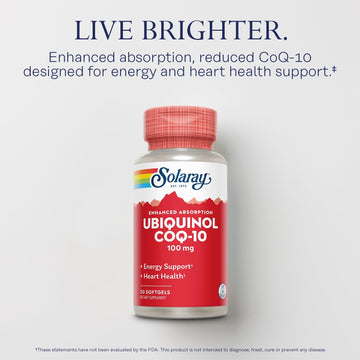 Solaray Ubiquinol CoQ-10 100 mg