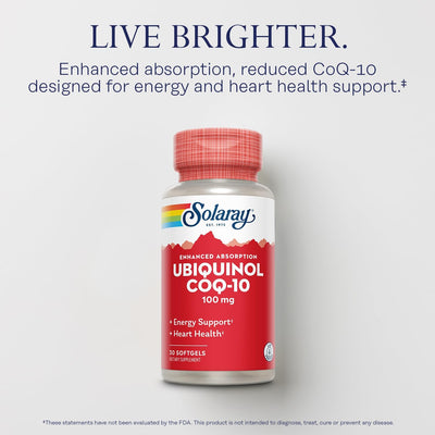 Solaray Ubiquinol CoQ-10 100 mg