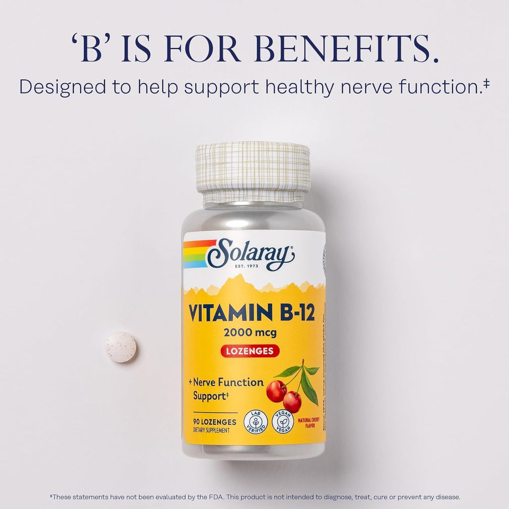 Solaray Vitamin B-12 2000 mcg