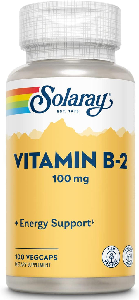 Solaray Vitamin B2 100 mg