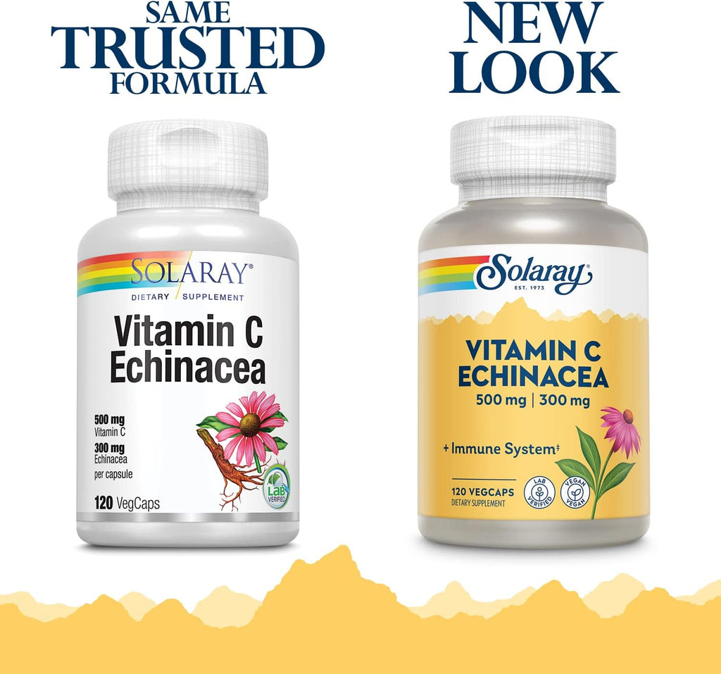 Solaray Vitamin C 500 & Echinacea 300 mg