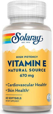 Solaray Vitamin E Natural Source 670 mg