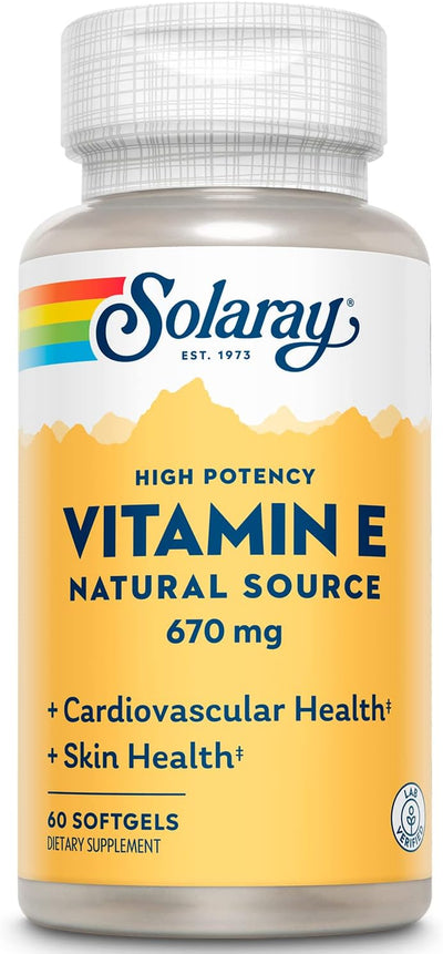 Solaray Vitamin E Natural Source 670 mg