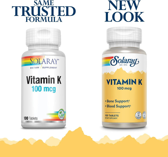 Solaray Vitamin K 100 mcg
