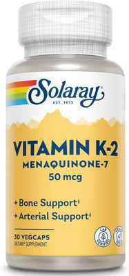 Solaray Vitamin K-2 Menaquinone-7 50 mcg