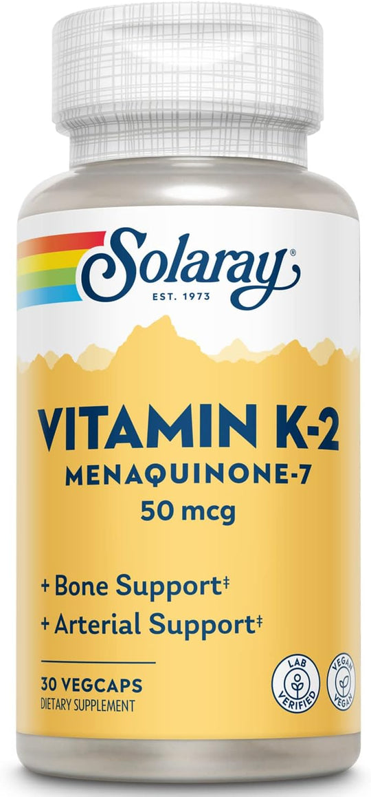 Solaray Vitamin K-2 Menaquinone-7 50 mcg