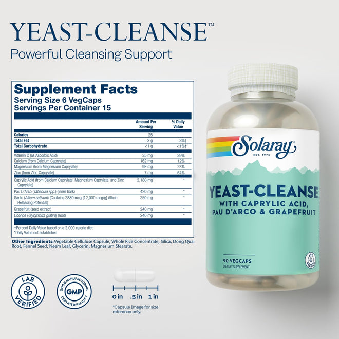 Solaray Yeast Cleanse