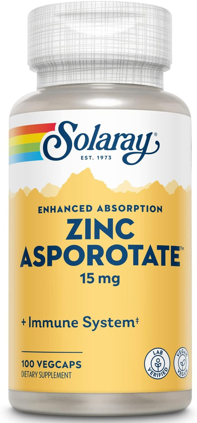 Solaray Zinc Asporotate 15mg