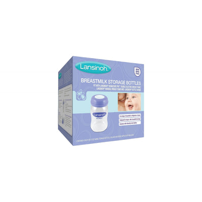 Lansinoh Breastmilk Storage Bottles x4