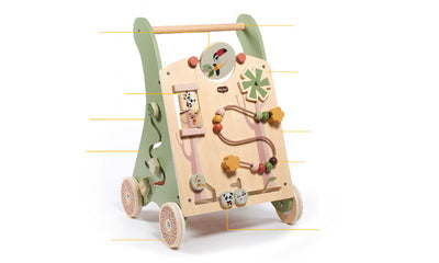 Tiny Love 2 in 1 Wooden Baby Walker