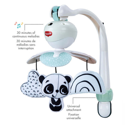 Tiny Love 3 in 1 Take Along Mobile B&W