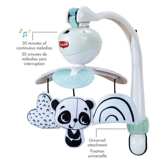 Tiny Love 3 in 1 Take Along Mobile B&W