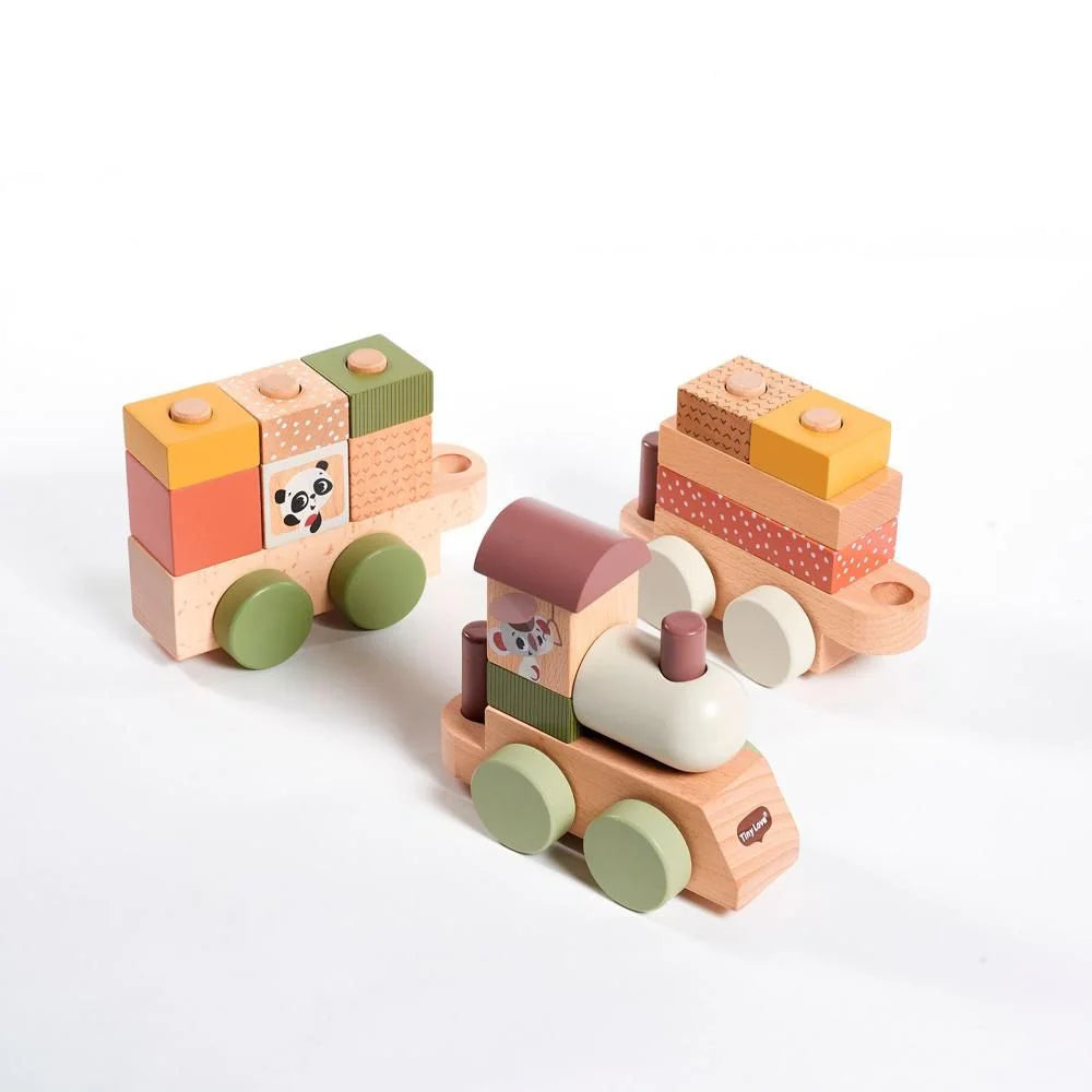 Tiny Love Wooden Staking Train Boho Chic