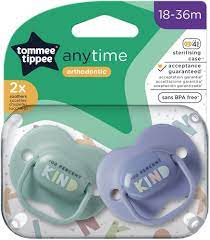 Tommee Tippee Anytime Soothers 2x 18-36mn