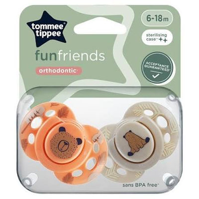 Tommee Tippee Funfriends Orthodontic Soother 6- 18m