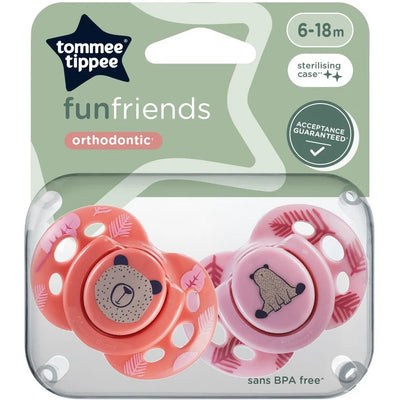 Tommee Tippee Funfriends Orthodontic Soother 6- 18m