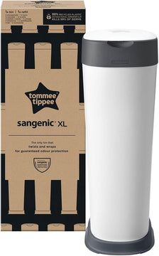 Tommee Tippee Twist and Click XL Nappy Bin, with x1 Refill Cassette