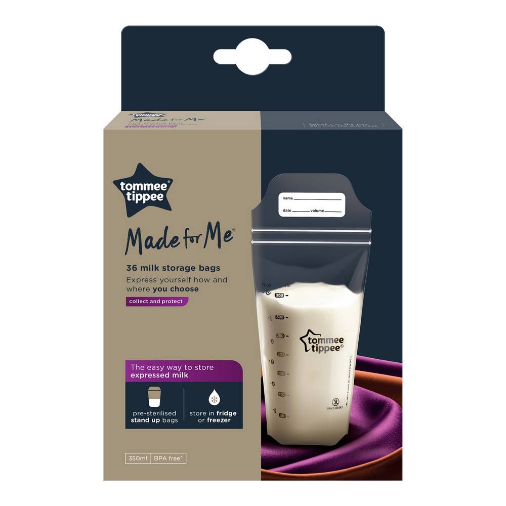 Tommee Tippee Closer To Nature Breast Milk Storage Bags