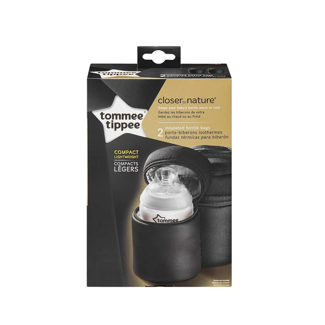 Tommee Tippee Insulated Bottle Bags Pack of 2