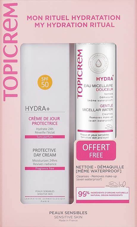 Topicrem Bundle Hydra+ Protect Day Cream 40 ML + Hydra+ Micellar Water 40 ML