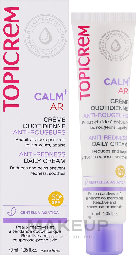 Topicrem Calm+ AR Anti-Redness Daily Cream SPF 50+