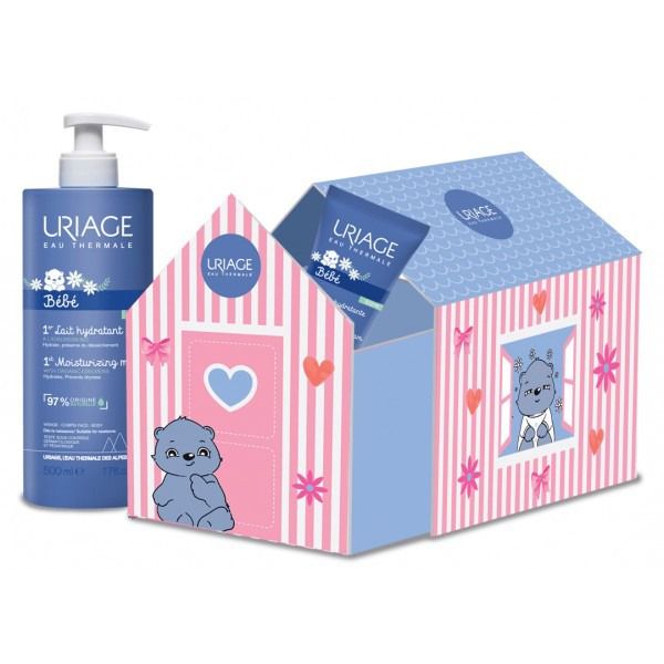 Uriage Coffret Baby’s First Fragrance + Gentle Cleansing Cream + Moisturizing Milk + Change Cream + Valisette For Free