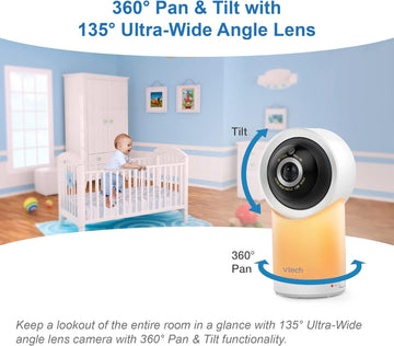 Vtech - Digital Smart Wi-fi HD Pan Tilt With Remote Access