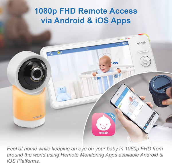 Vtech - Digital Smart Wi-fi HD Pan Tilt With Remote Access
