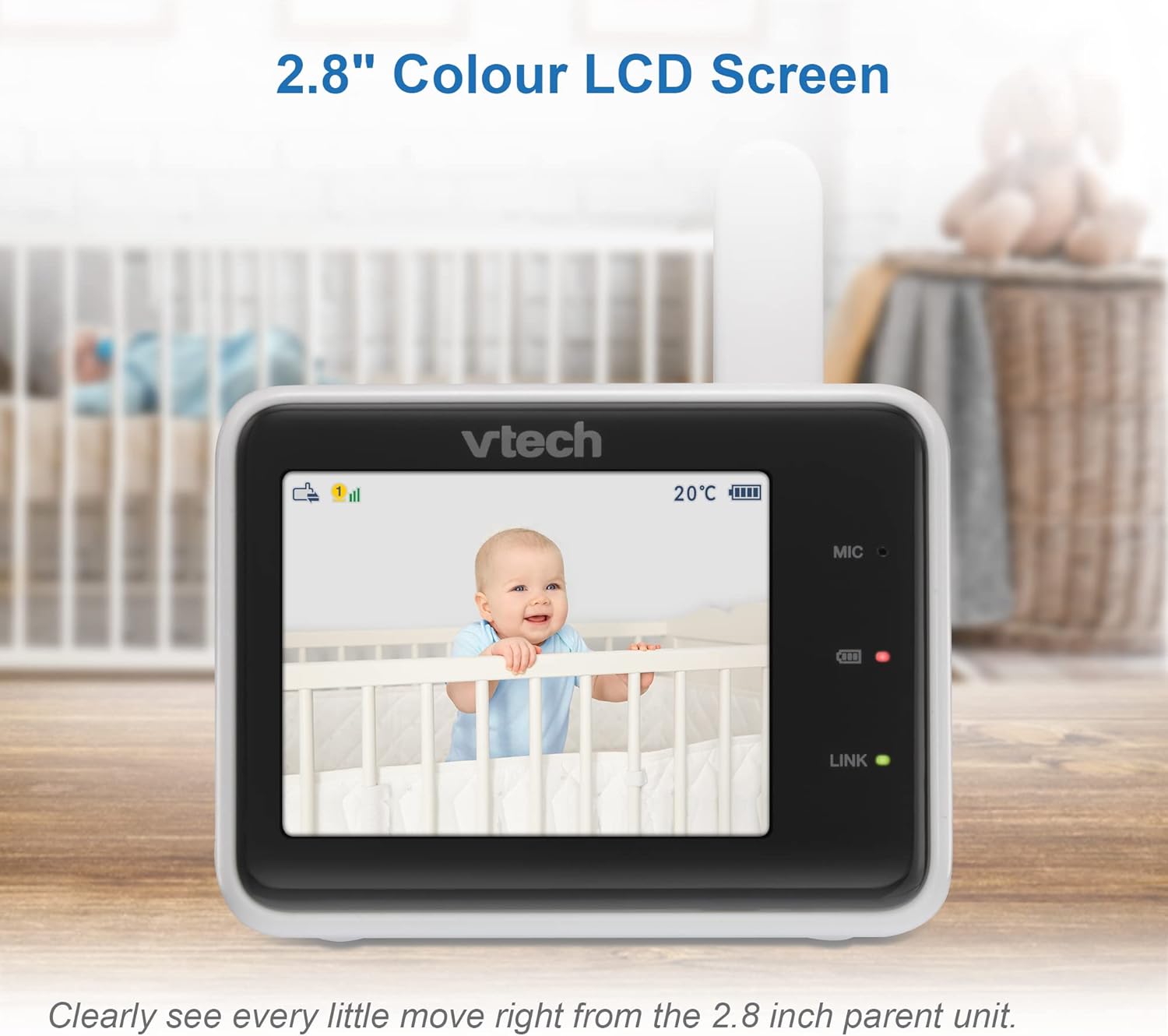 Vtech - Smart Wi-fi 1080 HD Video Monitor With Remote Access | Free ...