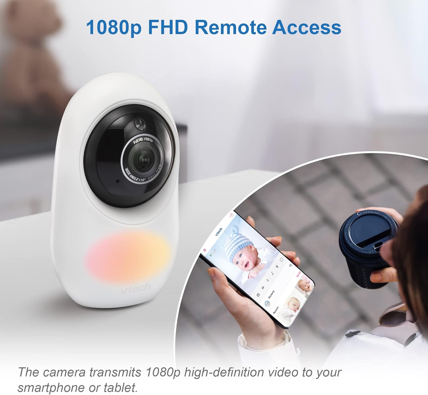 Vtech - Smart Wi-fi 1080 HD Video Monitor With Remote Access | Free ...
