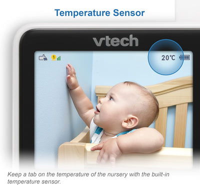 Vtech - Smart Wi-fi 1080 HD Video Monitor With Remote Access