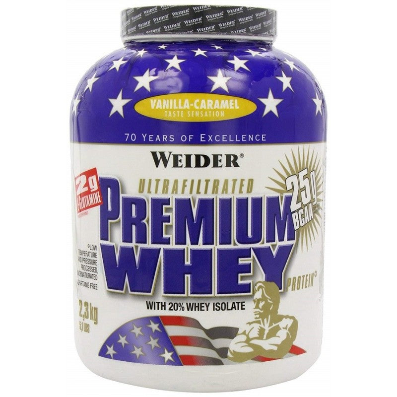 Weider Premium Whey 2.3kg Vanilla-Caramel