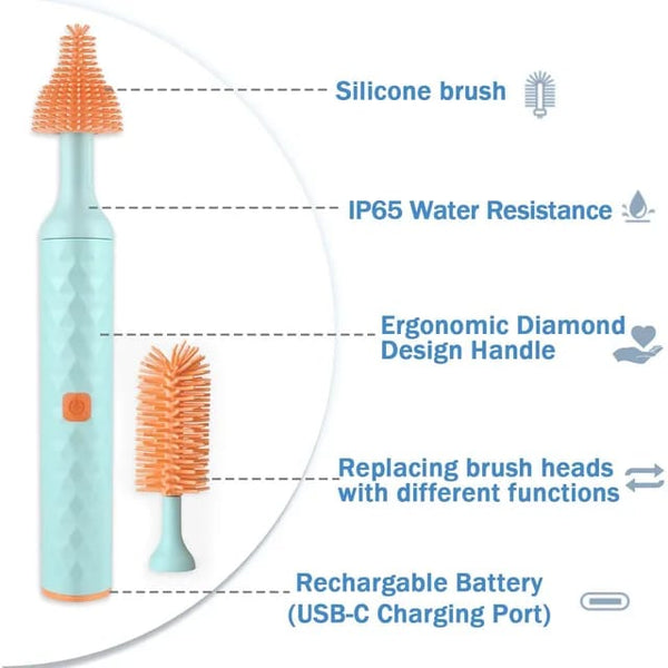 X2 Wireless Electric Bottle Brush
