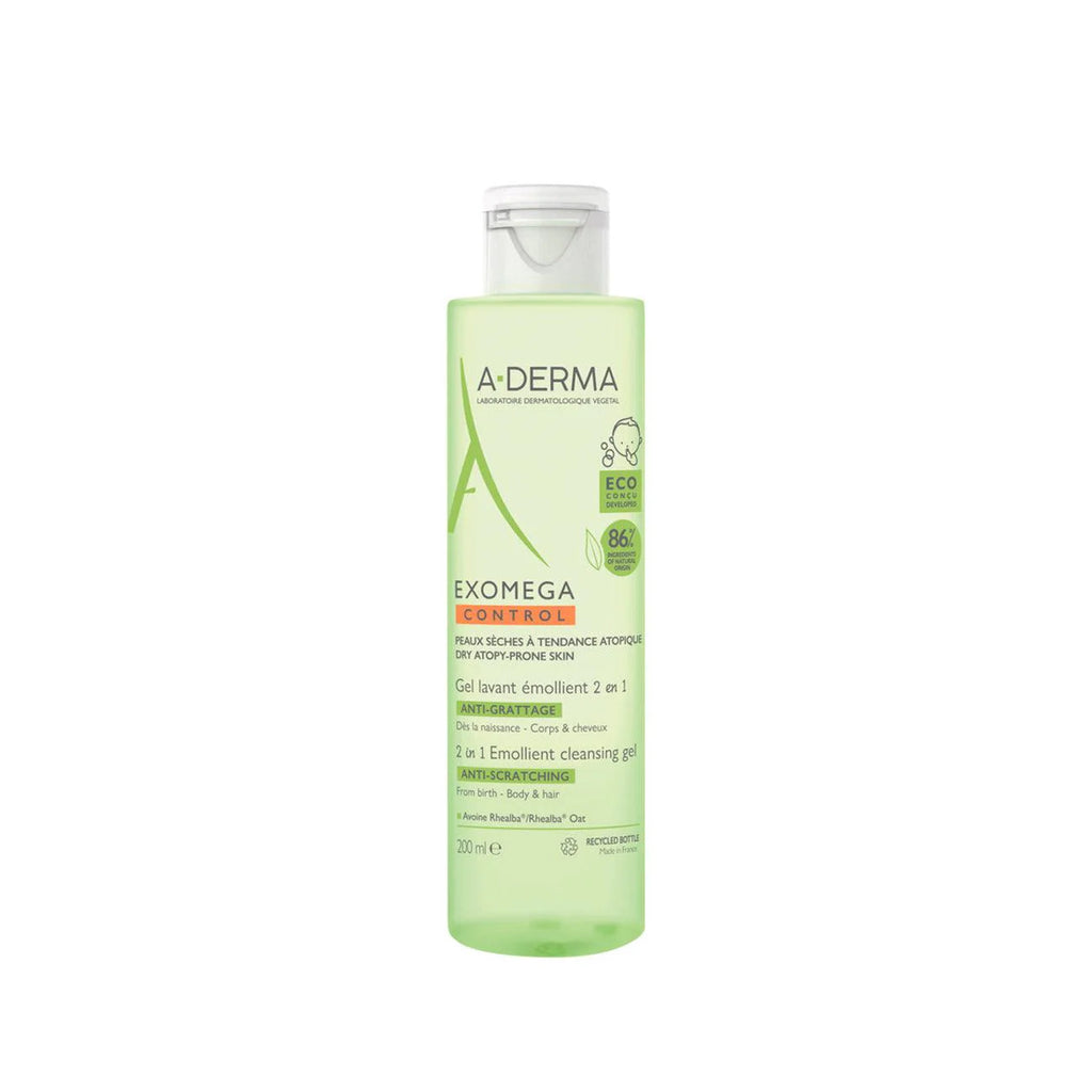 Aderma Exomega Control 2 In 1 Emollient Cleansing Gel - Familialist