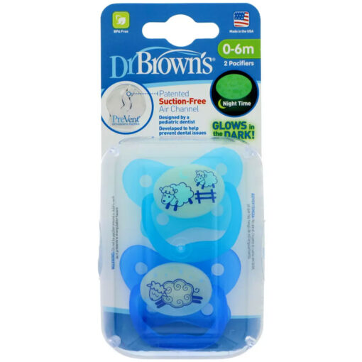 Dr Brown's Soother Advantage Glow-In-The-Dark