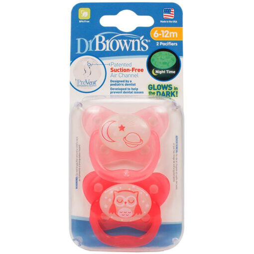 Dr Brown's Soother Advantage Glow-In-The-Dark - Familialist