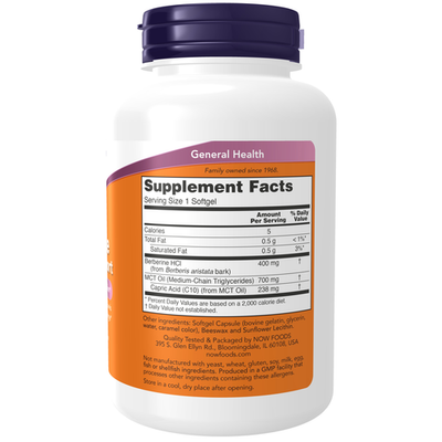 Now Berberine Glucose Support 90 SoftGels