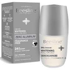 Beesline Whitening Roll-On Deo - Zero Aluminum- Fragrance Free