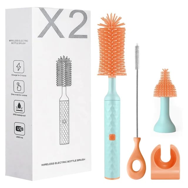 X2 Wireless Electric Bottle Brush