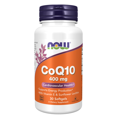 Now CoQ10 400mg 30 SoftGels