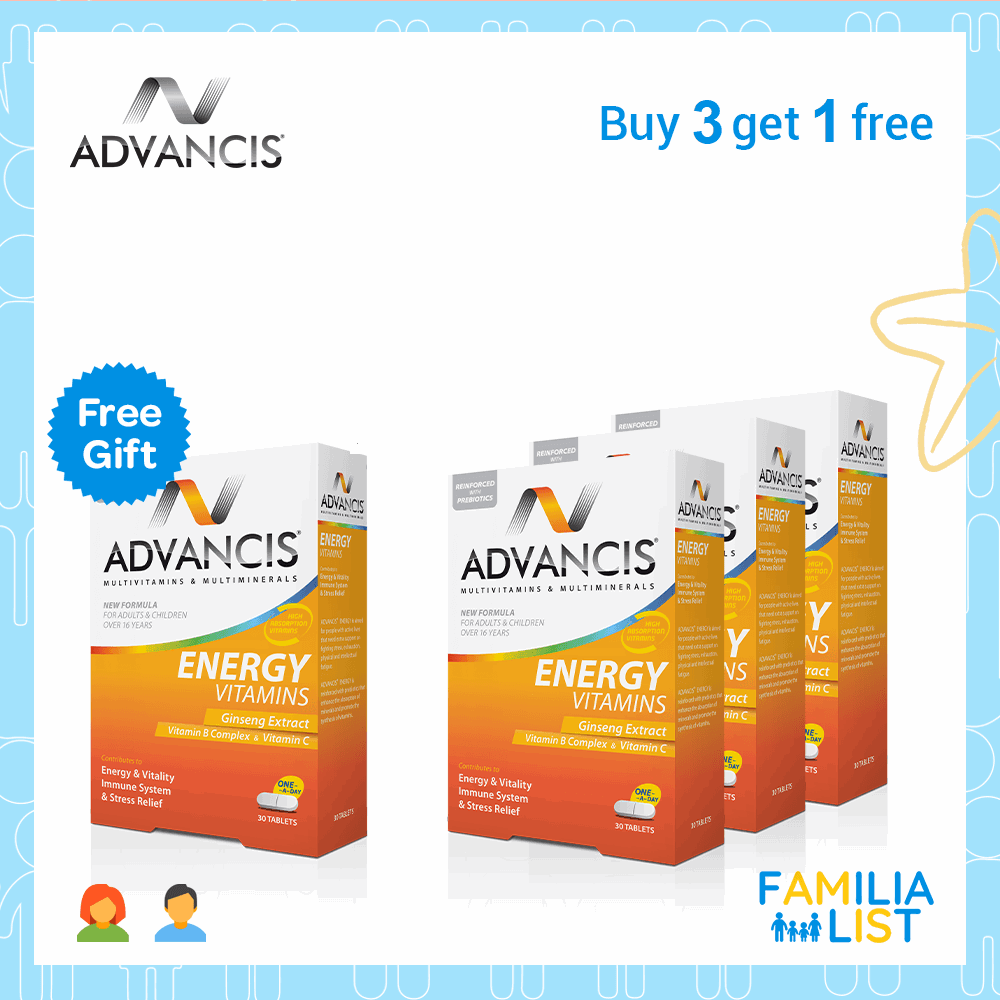 Advancis Energy Buy 3 Get 1 - Immune System & Stress Relief - FamiliaList