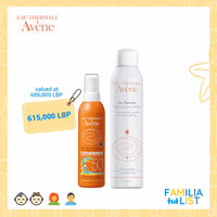 Avene Bundle Children Sunscreen + Spray Eau Thermal - FamiliaList