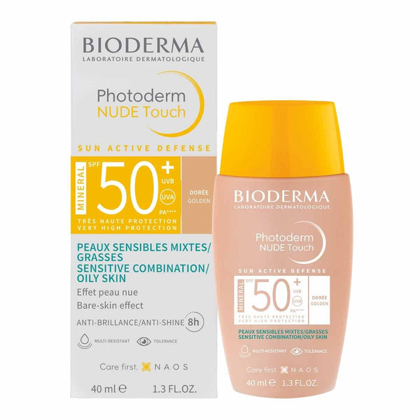 Bioderma Photoderm Nude Touch Spf 50+ Golden Tint - FamiliaList