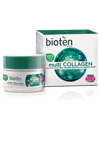 Bioten Multi-Collagen Antiwrinkle Day Cream Spf10 - FamiliaList