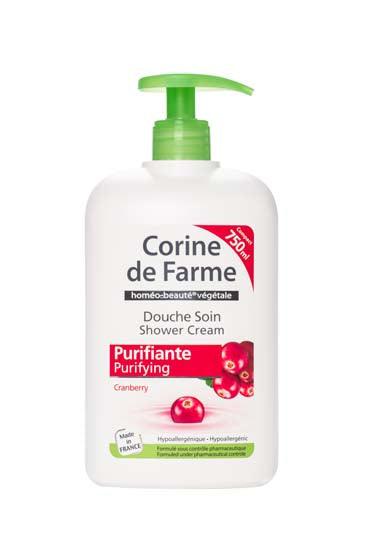 Corine De Farme Shower Cream Cranberry - FamiliaList