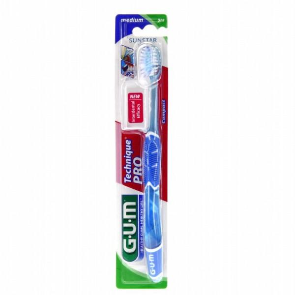 GUM Technique Pro-Medium Compact Head Toothbrush - FamiliaList