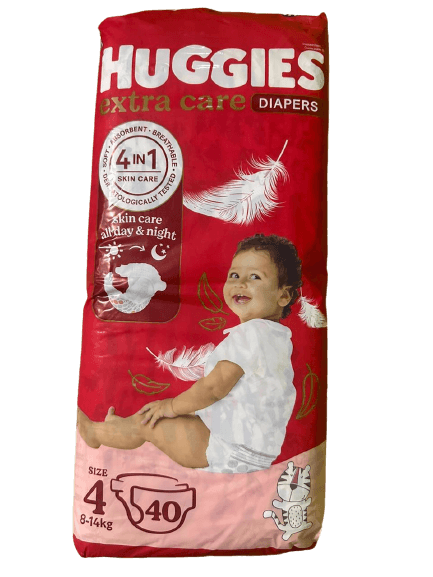 Huggies N.4 (8-14Kg) 40Pieces - FamiliaList